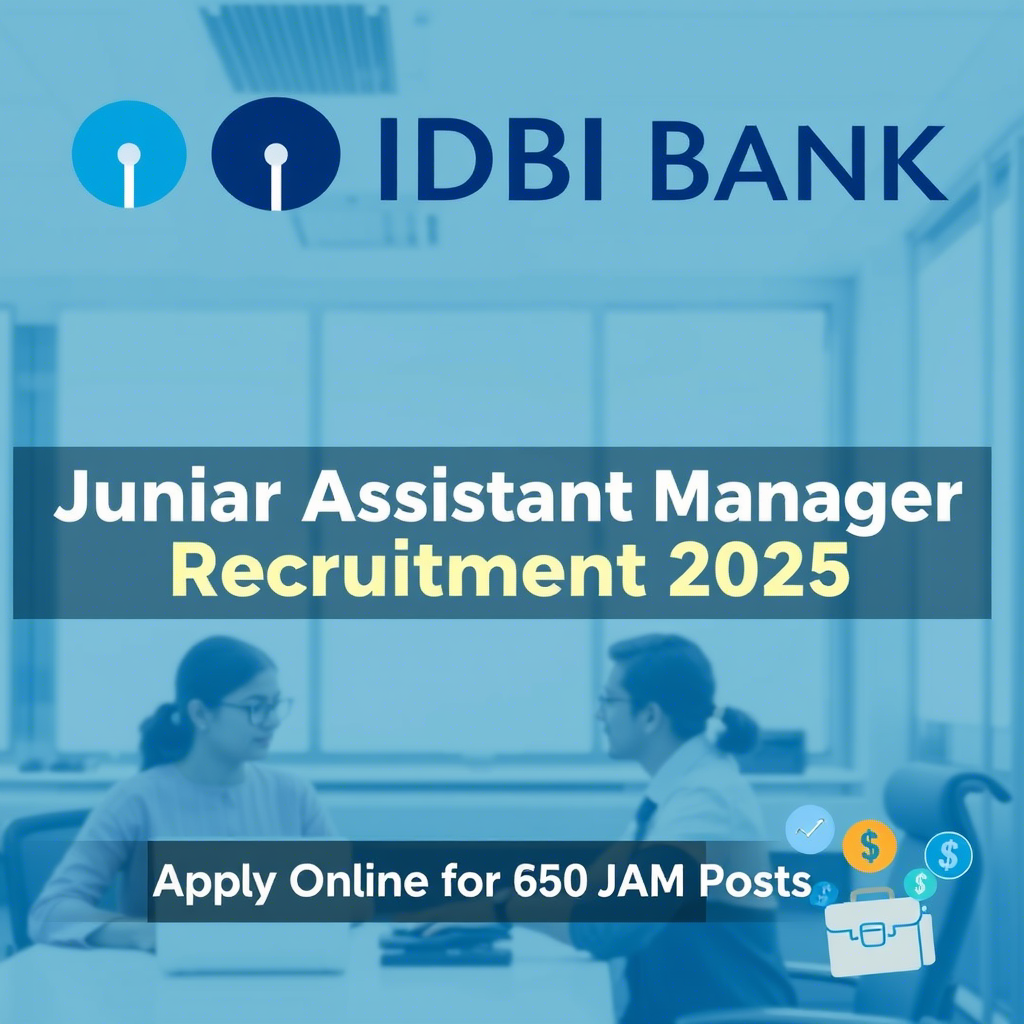 IDBI Bank JAM Recruitment 2025